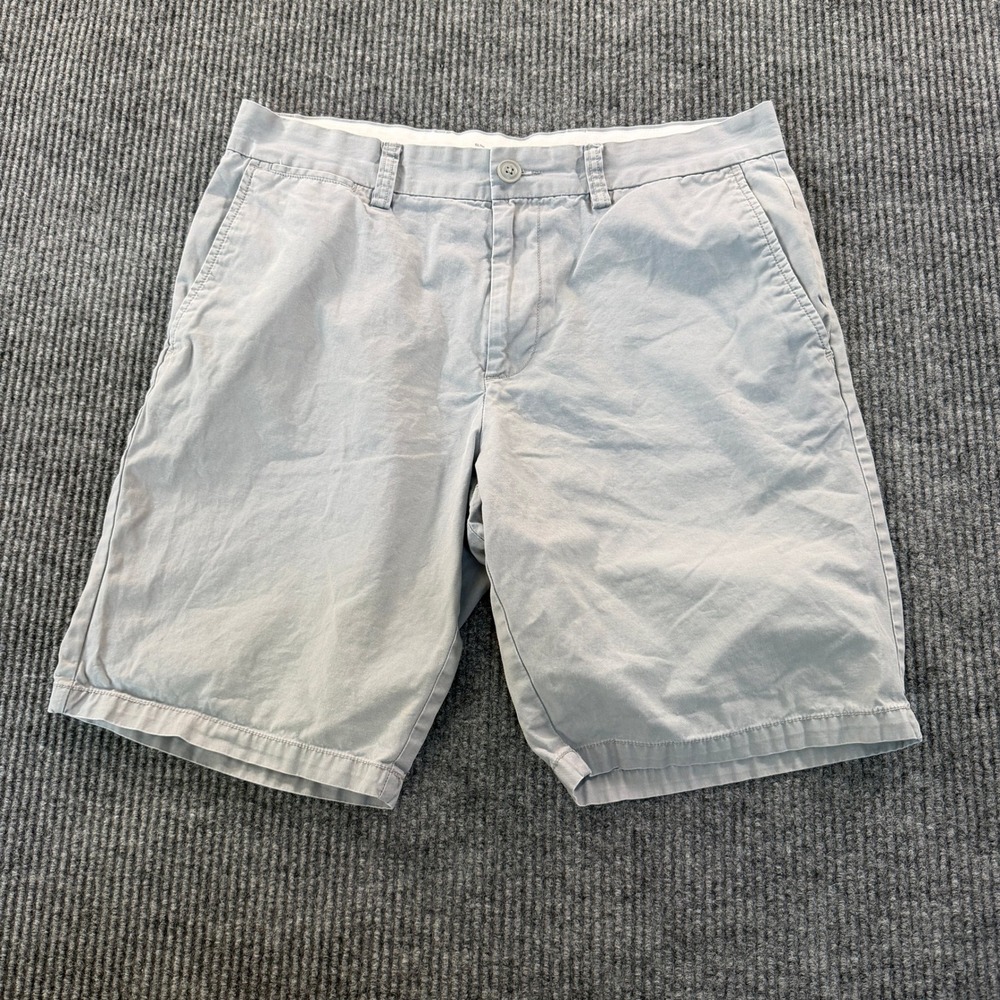 Old Navy Mens Chino Shorts Size 33 Slim Fit Light Gray Casual Everyday Summer